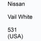 Preview: Nissan, Vail White, 531 (USA).